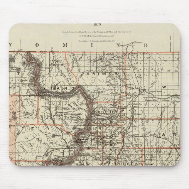 Alfombrilla De Ratón Estado de Colorado (Frente)