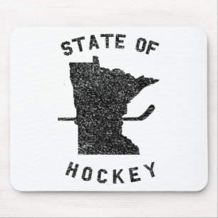 Alfombrilla De Ratón Estado De Hockey Minnesota