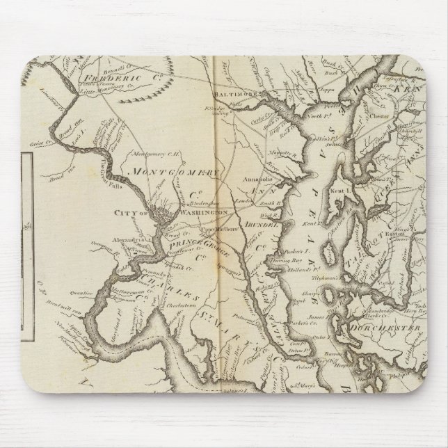 Alfombrilla De Ratón Estado de Maryland (Frente)