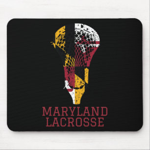 Alfombrilla De Ratón Estado De Maryland Bandera Lacrosse Team Player La