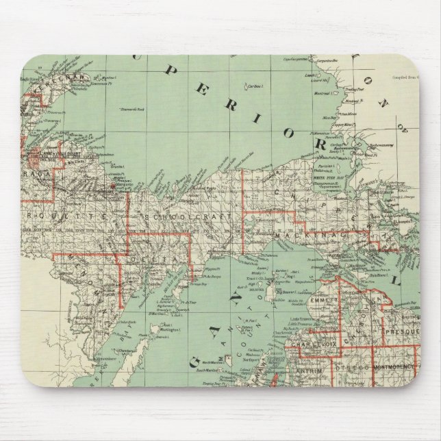 Alfombrilla De Ratón Estado de Michigan (Frente)