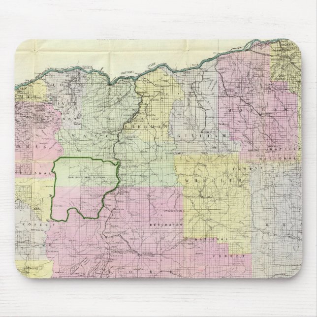 Alfombrilla De Ratón Estado de Oregón (Frente)