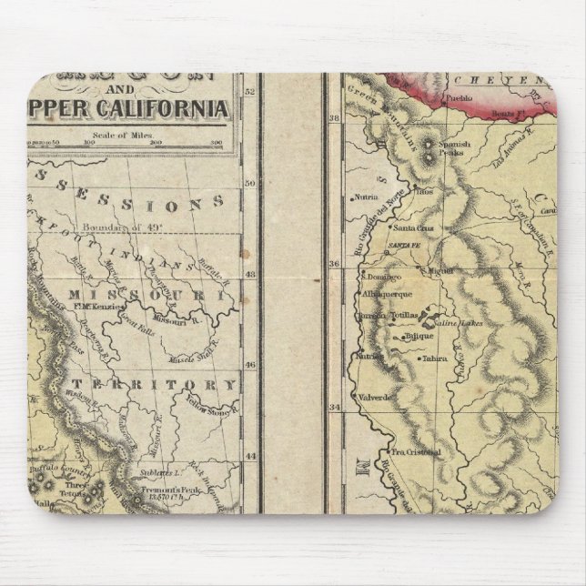 Alfombrilla De Ratón Estado De Texas (Frente)