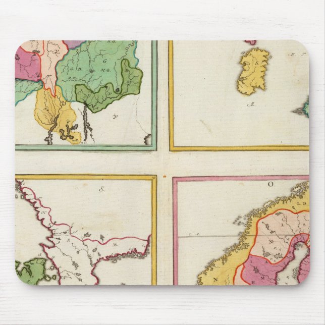 Alfombrilla De Ratón Estados bálticos (Frente)