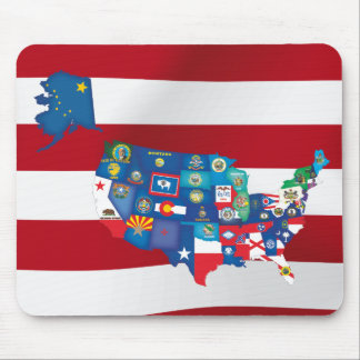Alfombrilla De Ratón Estados de EE. UU.