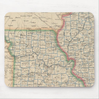 Alfombrilla De Ratón Estados de Illinois, Misuri y Arkansas