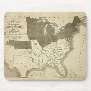 Alfombrilla De Ratón Estados sureños Mousepad 1861