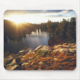 Alfombrilla De Ratón Estados Unidos, California, Sierra Nevada.Atardece