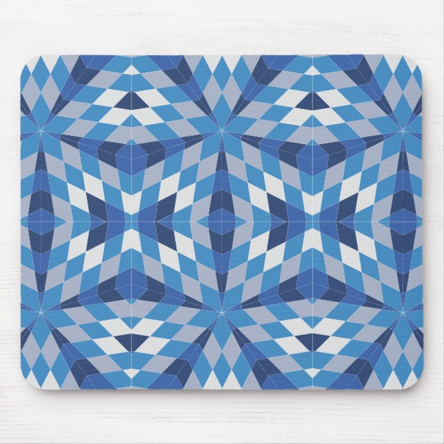 Alfombrilla De Ratón Estallido de mosaico (patrón) (Frente)
