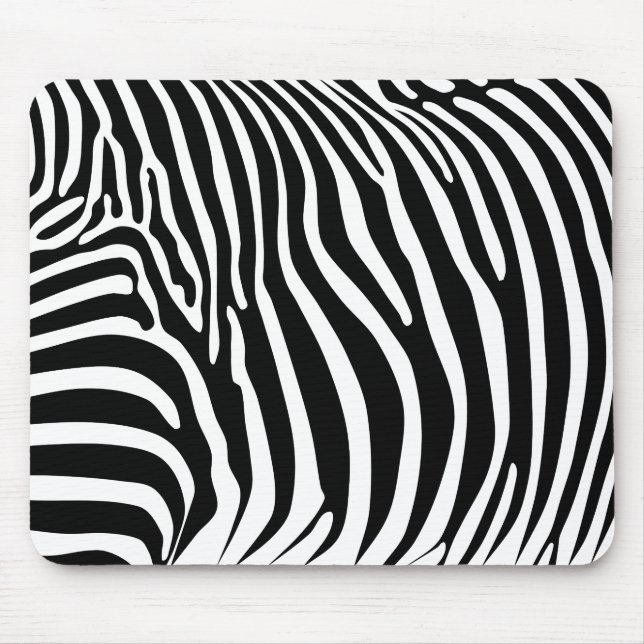 Alfombrilla De Ratón Estampado animal zebra (Frente)