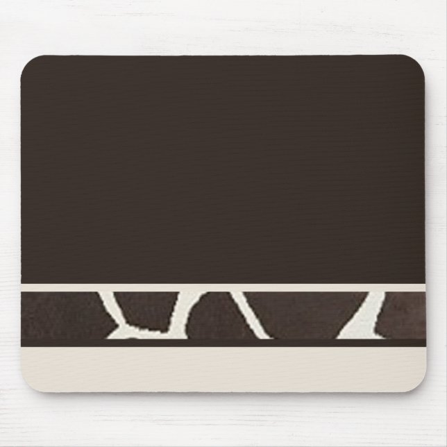 Alfombrilla De Ratón Estampado de girafa (Frente)