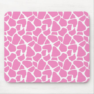 Alfombrilla De Ratón Estampado de girafa rosado Mousepad