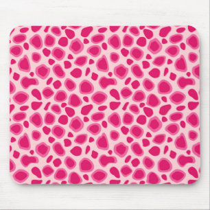 Alfombrilla De Ratón Estampado de leopardo - Fuchsia y rosa claro