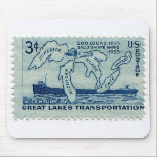 Alfombrilla De Ratón Estampilla de ratón de marca de los Estados Unidos