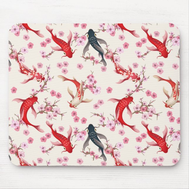 Alfombrilla De Ratón Estanque de Koi (Frente)
