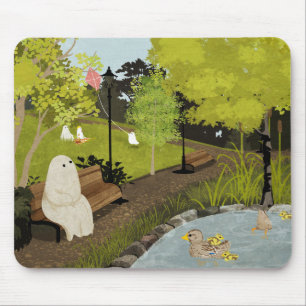 Alfombrilla De Ratón Estanque de patos - Verano
