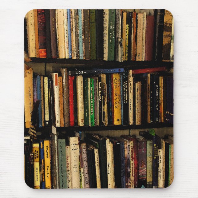 Alfombrilla De Ratón Estantes de librería (Frente)