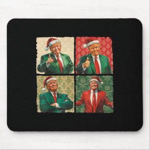 Alfombrilla De Ratón Estaré en casa para Navidades Divertidos Trump Nav