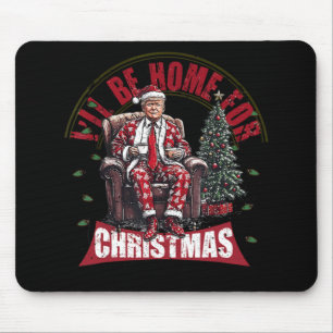 Alfombrilla De Ratón Estaré en casa para Navidades en las elecciones de