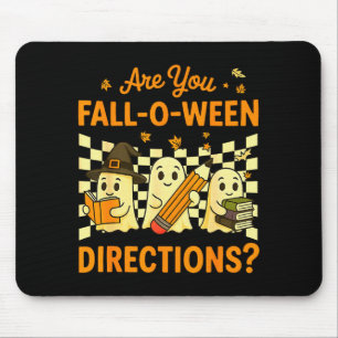 Alfombrilla De Ratón ¿Estás Caído O Ween Direcciones Halloween Profesor