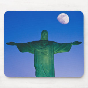 Alfombrilla De Ratón Estatua Cristo Redentor  Río de Janeiro Brasil
