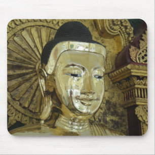 Alfombrilla De Ratón Estatua de Buda Dorada Amor Inspirador