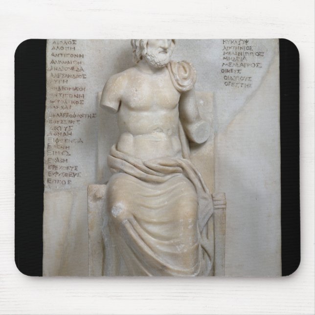 Alfombrilla De Ratón Estatua de Eurípides (Frente)