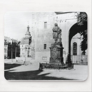 Alfombrilla De Ratón Estatua de Johann Sebastian Bach