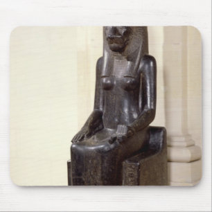 Alfombrilla De Ratón Estatua de la diosa león-dirigida Sekhmet