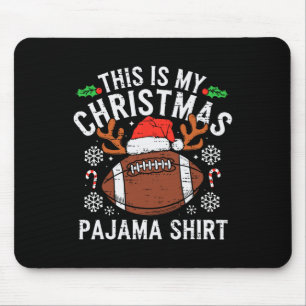 Alfombrilla De Ratón Este Es El Deporte De Camisas Pajama De Mis Navida
