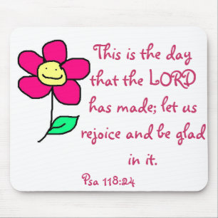 Alfombrilla De Ratón Éste es el día que el SEÑOR ha hecho; déjenos con