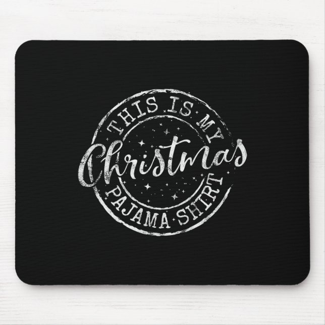 Alfombrilla De Ratón Este es el regalo de los Navidades graciosos de Pa (Frente)