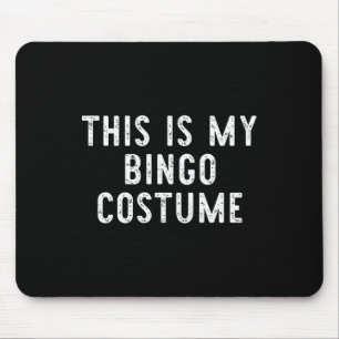 Alfombrilla De Ratón Este es mi bingo disfraz Halloween Divertidos niño