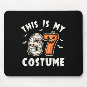 Alfombrilla De Ratón Este Es Mi Disfraz De Halloween 67 Número 6 7 Meme