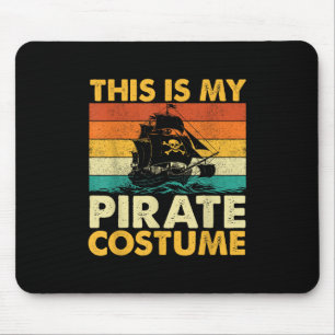 Alfombrilla De Ratón Este Es Mi Disfraz Pirata - Buccaneer Freebooter
