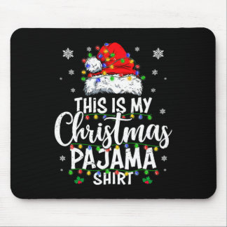 Alfombrilla De Ratón Este es mi navidad. Pajama ilumina a hombres mujer