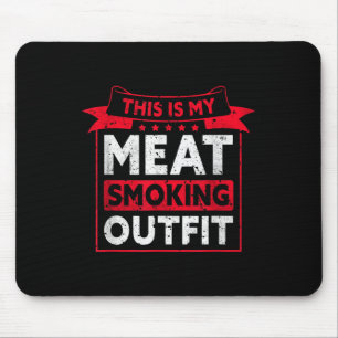 Alfombrilla De Ratón Este Es Mi Parrillada De Carne Para Fumadores Barb