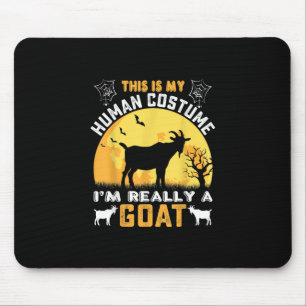 Alfombrilla De Ratón Este Es Mi Regalo De Cabra De Vestido Humano