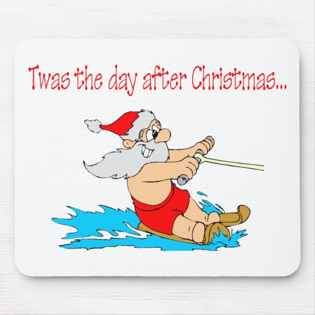 Alfombrilla De Ratón Este fue el día después de los Navidades (Frente)