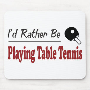 Alfombrilla De Ratón Esté jugando bastante a tenis de mesa