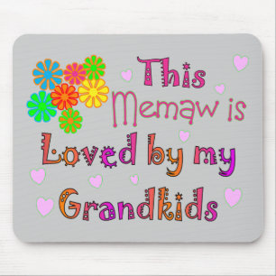 Alfombrilla De Ratón Este memaw amado por mis grandkids