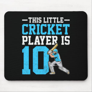 Alfombrilla De Ratón Este pequeño jugador de cricket tiene 10 años 10º