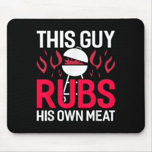 Alfombrilla De Ratón Este Tipo Rasca Su Propia Carne Funny Bbq Smobec B
