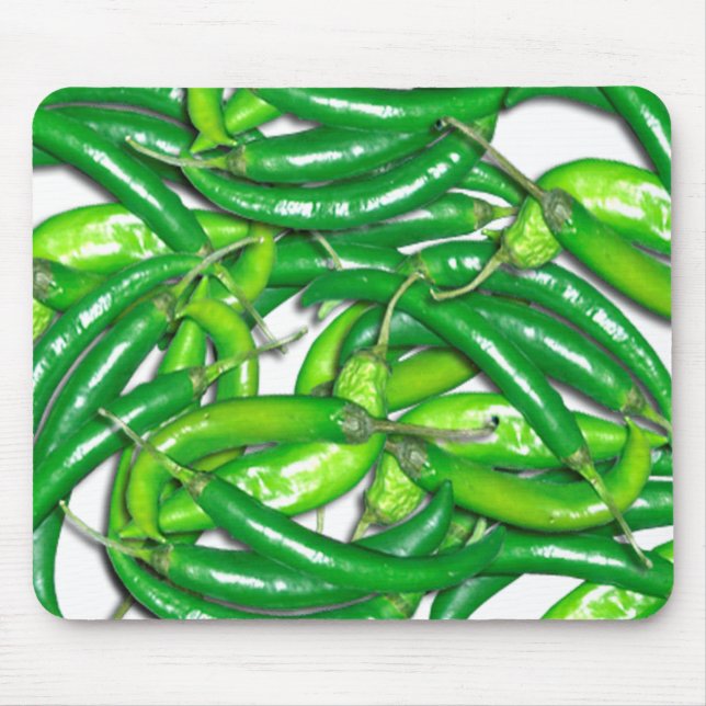 Alfombrilla De Ratón estera 3 del ratón de los chiles (Frente)