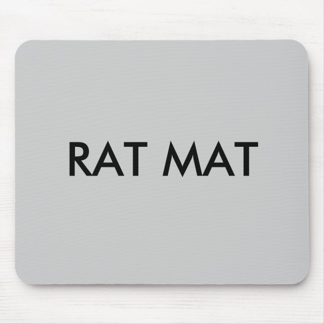 ALFOMBRILLA DE RATÓN ESTERA DE LA RATA (Frente)