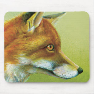 Alfombrilla De Ratón Estera de ratón de arte fino de Fox