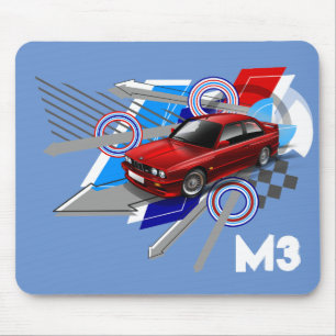 Alfombrilla De Ratón Estera del ratón de Beemer E30 M3