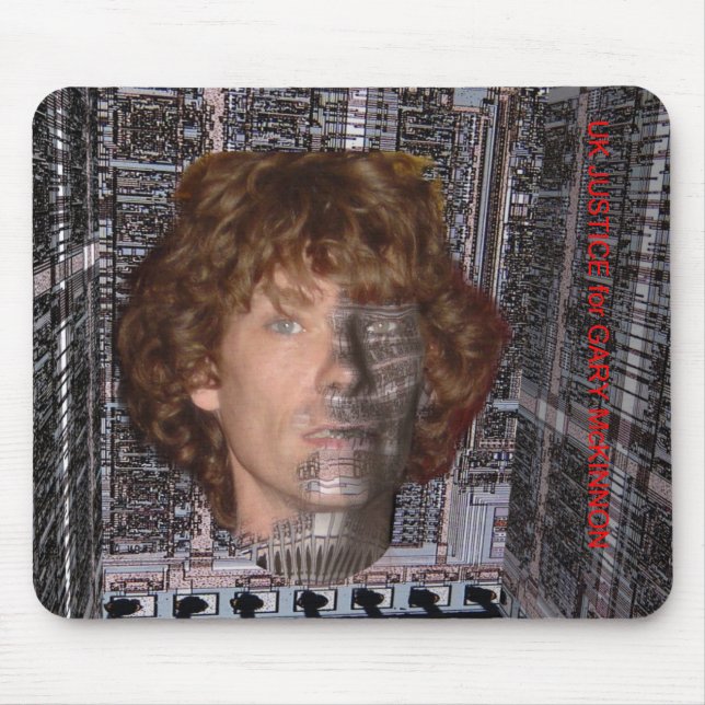 Alfombrilla De Ratón Estera del ratón de Gary McKinnon (Frente)