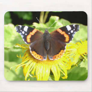 Alfombrilla De Ratón Estera del ratón de la mariposa