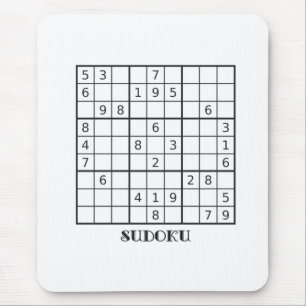 ALFOMBRILLA DE RATÓN ESTERA DEL RATÓN DE SUDOKU